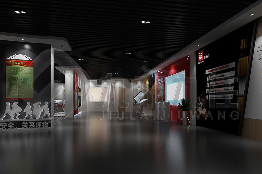 法宣傳教育基地，法治教育基地裝修公司，法院法治文化教育基地設(shè)計(jì)布局