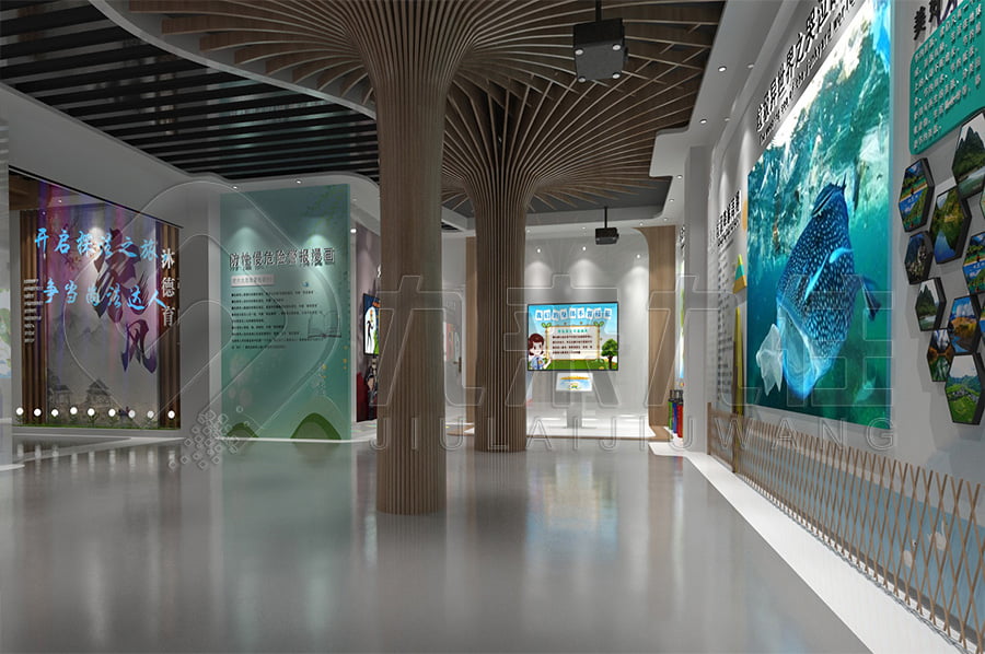 道德與法制教育展廳，法治文化主題展館裝修，司法局普法主題展廳設(shè)計平面圖