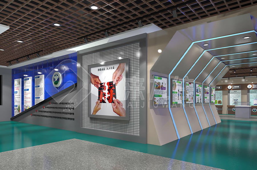 禁毒防艾宣傳展廳，多媒體禁毒防艾展館產(chǎn)品，禁毒防艾警示展館升級改造公司