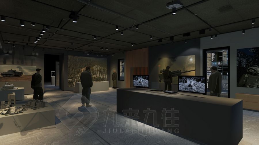 軍史展廳效果圖, 軍史展館建設(shè)方案, 軍史展覽館設(shè)計公司