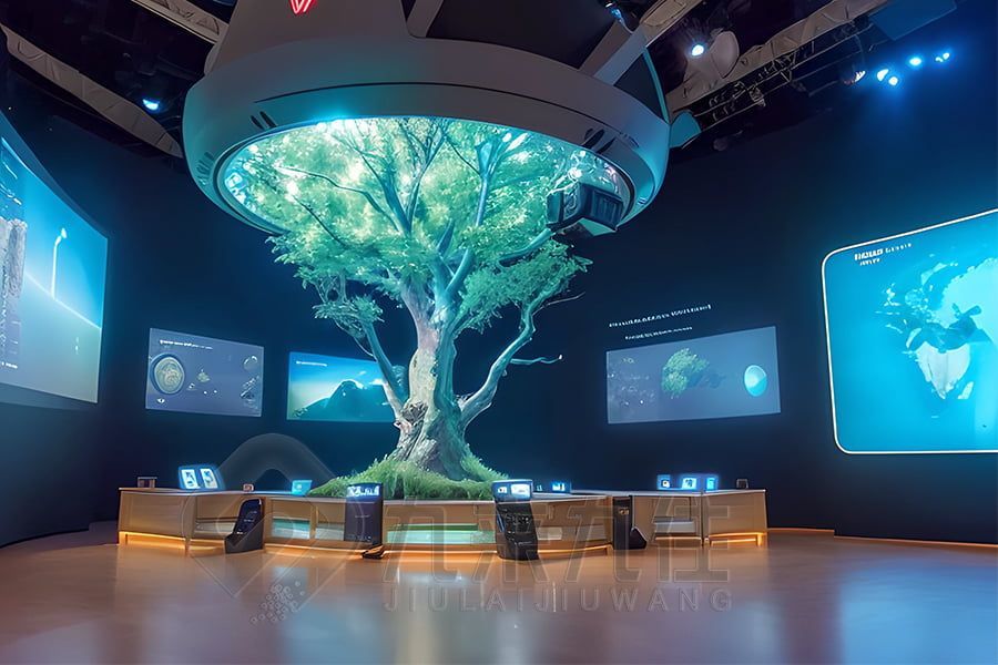 VR思想教育基地設計,數(shù)字化教育展館施工,智能教育展廳建設方案