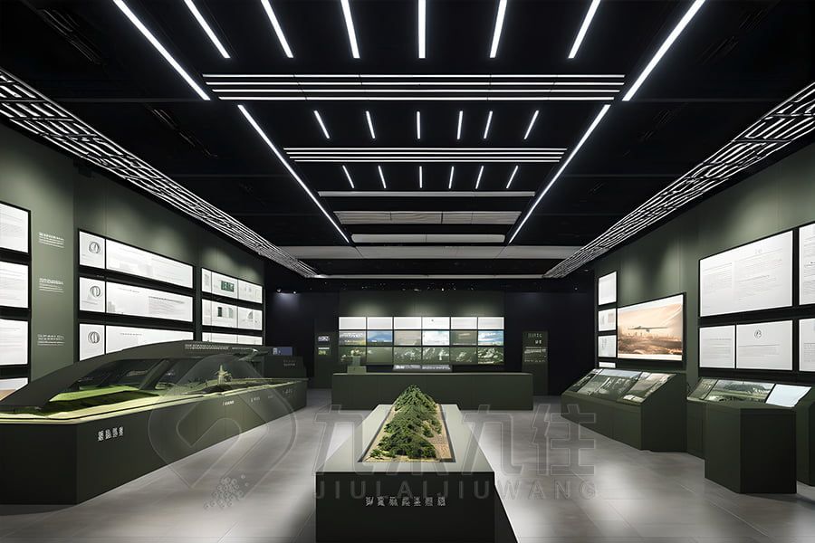 多媒體國防文化展館設計,數(shù)字化智慧展廳施工,高科技AI智能展館建設