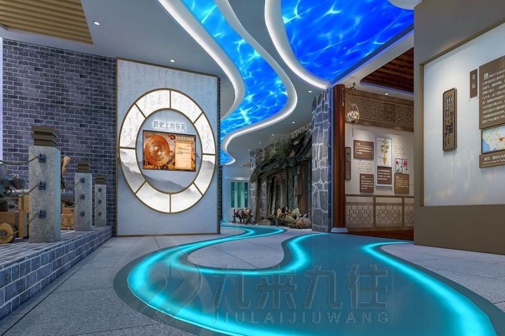 中醫(yī)藥展廳設計, 互動多媒體展示, 現代化智慧