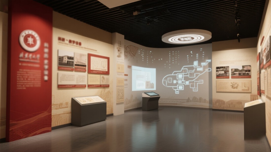 數(shù)字化校史館，校史展館