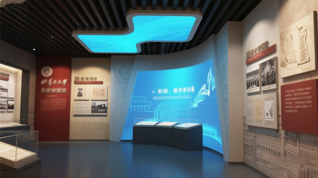 校史館公司，學(xué)校展廳