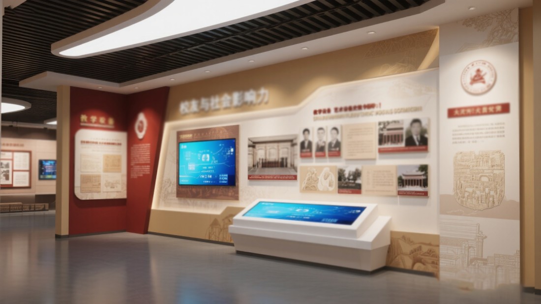 校園展覽館設計，校史展廳