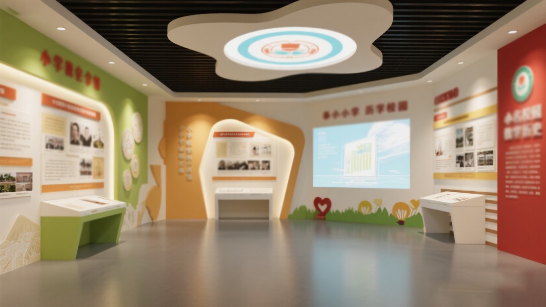 校史館內(nèi)容設(shè)計(jì)，校史展廳