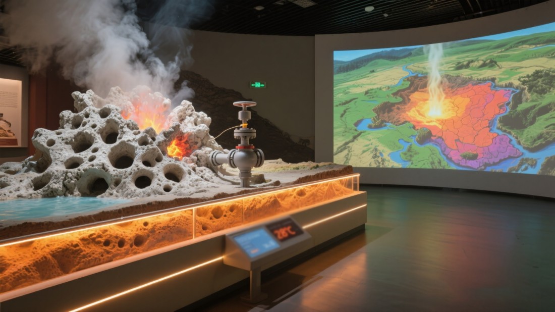 地質(zhì)展館，化石展館