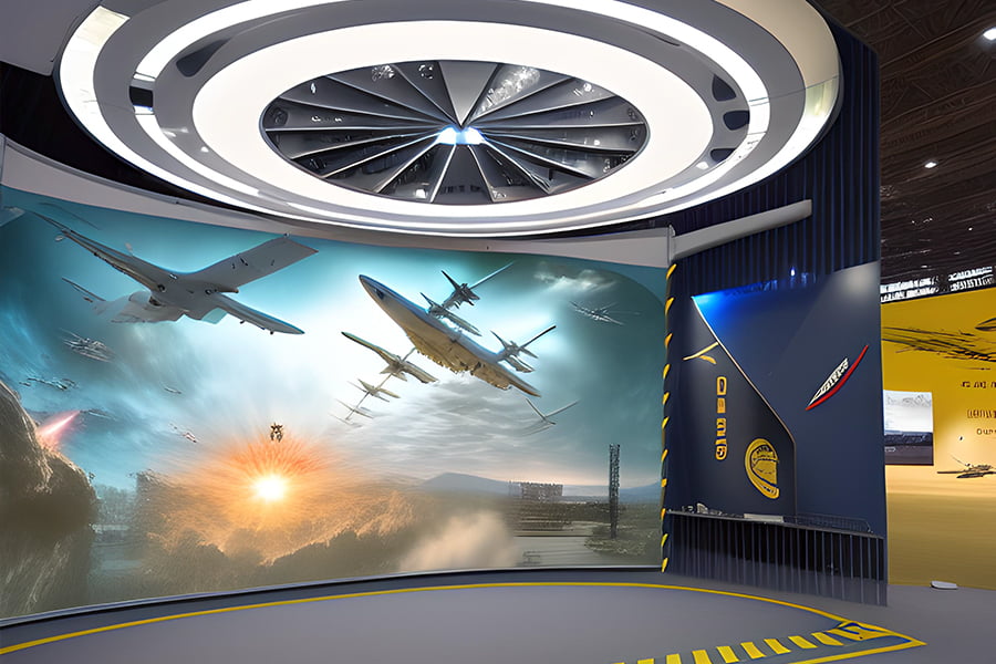 國防人防宣教體驗(yàn)館設(shè)計效果圖 國防人防宣教體驗(yàn)館設(shè)計效果圖