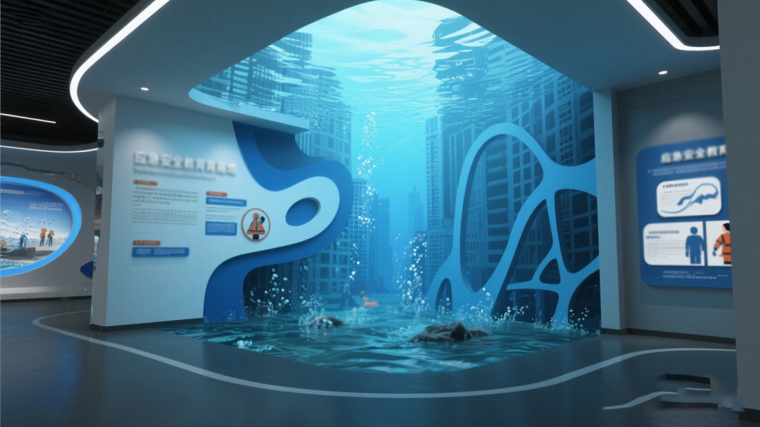 多媒體應(yīng)急安全體驗館效果圖